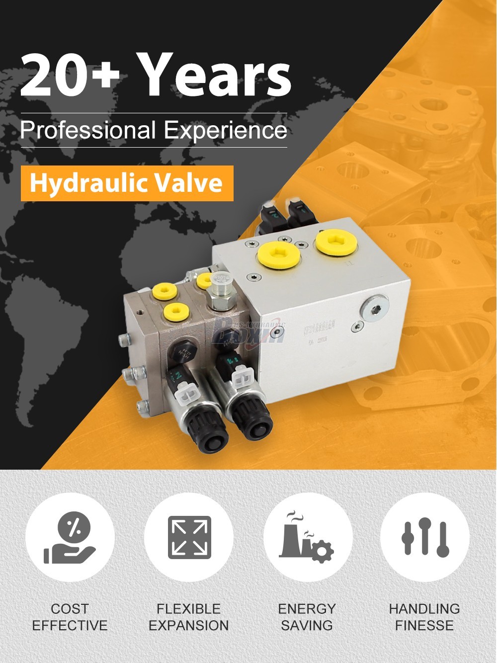 2 Spool Directional Control Valve QSF32 Series detailed image